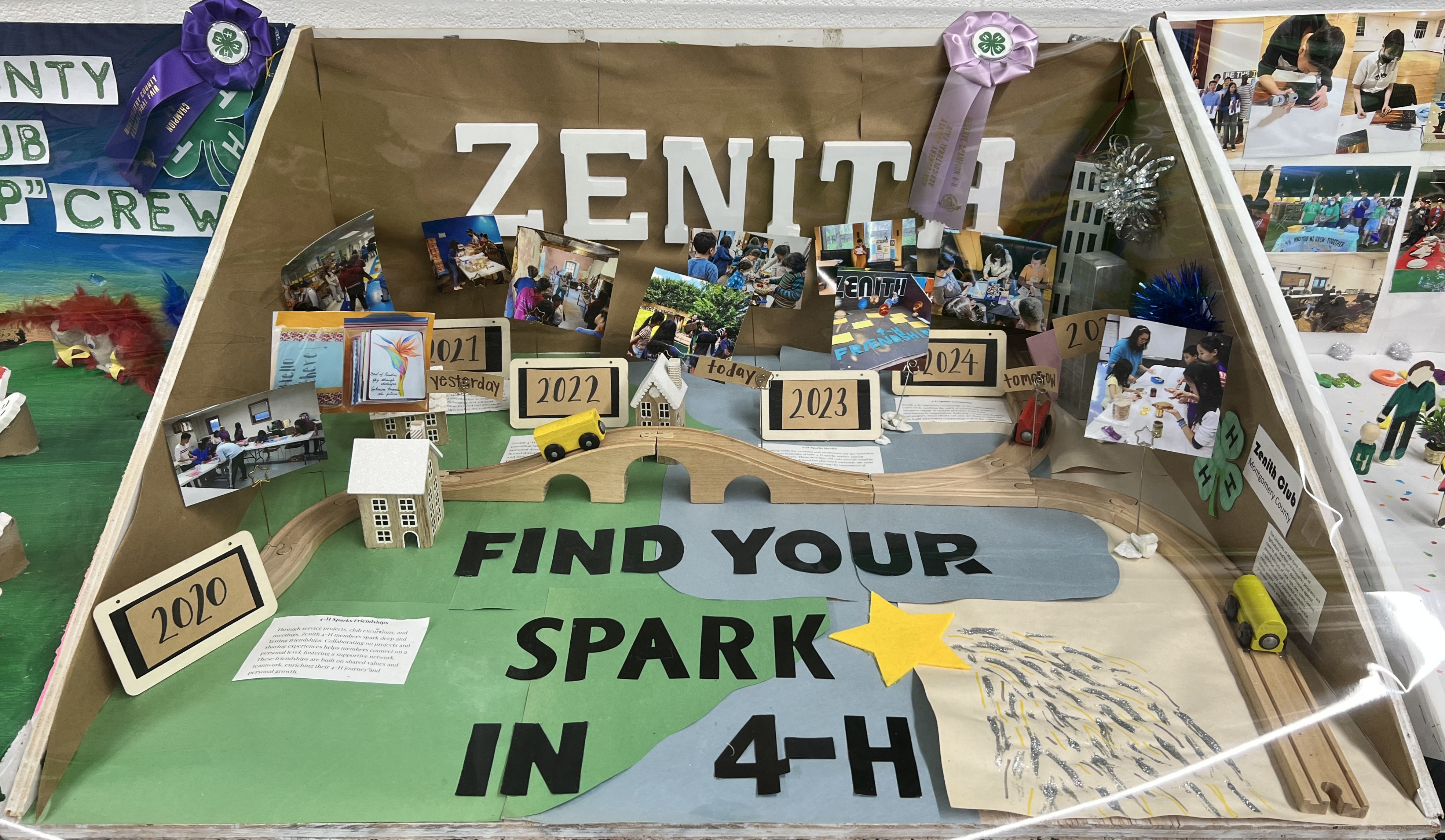 2024 club booth at the Montgomery County Fair